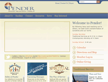 Tablet Screenshot of penderumc.org